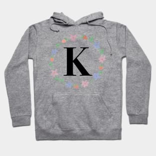 “K” initial Hoodie